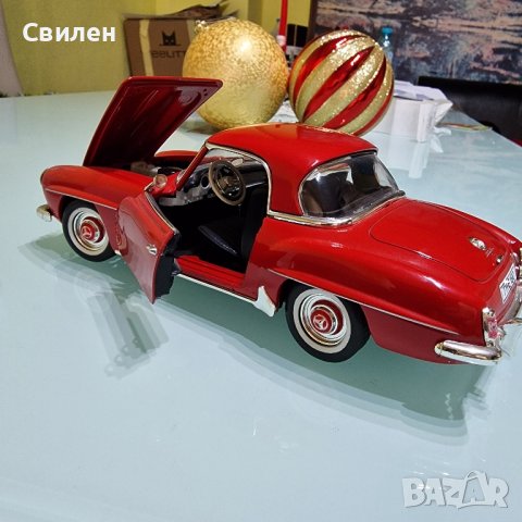 Mercedes 190 SL (1:18), снимка 5 - Колекции - 43483687