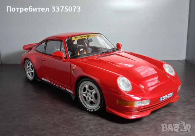 Porsche 911 Carrera RS 993 1/18 UT model , снимка 4 - Колекции - 52499568