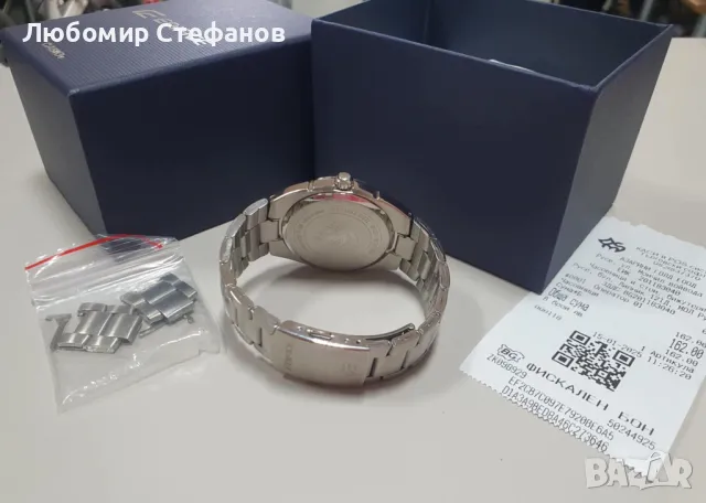 Часовник Casio EF-125D-1AVEG Edifice , снимка 4 - Мъжки - 49660955
