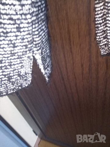 страхотна плътна блуза с джобче черно и бяло Calvin Klein, снимка 4 - Блузи с дълъг ръкав и пуловери - 27969506