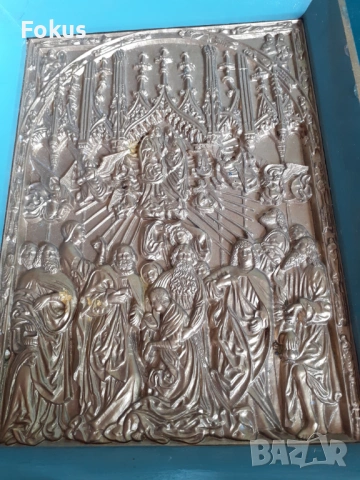 Домашна икона, снимка 3 - Антикварни и старинни предмети - 53279536