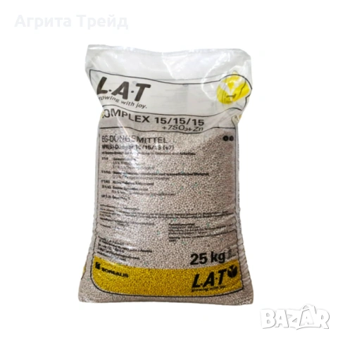Комбиниран тор НПК/ NPK 15-15-15 Complex LAT 25 кг