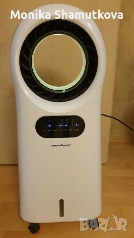Мобилен въздушен охладител и йонизатор със светлинен ринг, снимка 6 - Овлажнители и пречистватели за въздух - 52577212