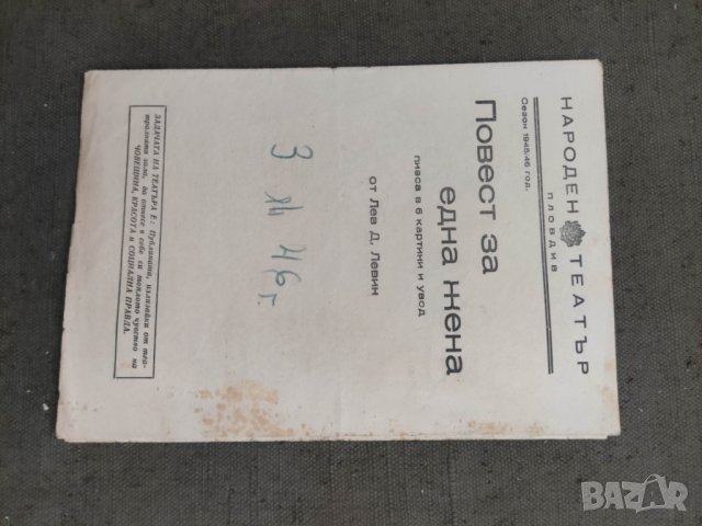 Продавам стари театрални програми Народен театър Пловдив, снимка 9 - Антикварни и старинни предмети - 38268344