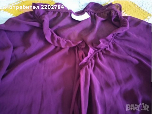 Дамски копринен комплект халат и нощница.Дамски потник 4ХЛ,4XL, снимка 4 - Нощници - 32916057