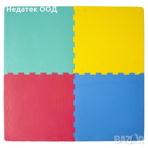 Голям мек пъзел за под Sinka , 63x63 см, 4 бр, снимка 3 - Игри и пъзели - 35498621