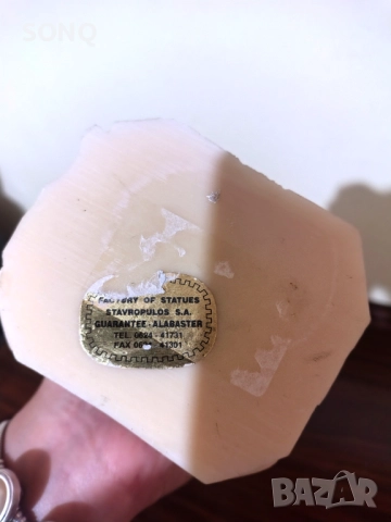 Страхотна Статуетка-Разпятие От Алабастър, снимка 10 - Статуетки - 52829856