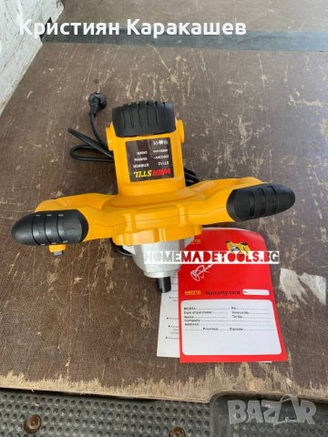 СТРОИТЕЛЕН МИКСЕР WERSTIL 2400W , БЪРКАЛКА ЗА БЕТОН, снимка 2 - Други инструменти - 38960871