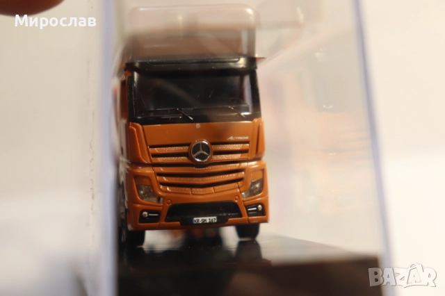 AWM H0 1/87 MERCEDES САМОСВАЛ KАМИОН МОДЕЛ TIR ГОНДОЛА, снимка 5 - Колекции - 52825794