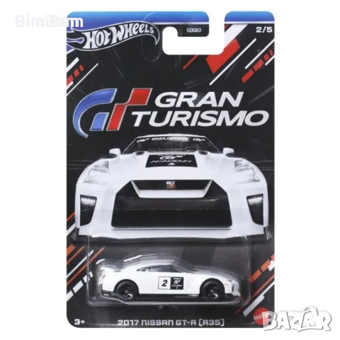Оригинална количка Hot Wheels Gran Turismo 2017 Nissan GT-R R35