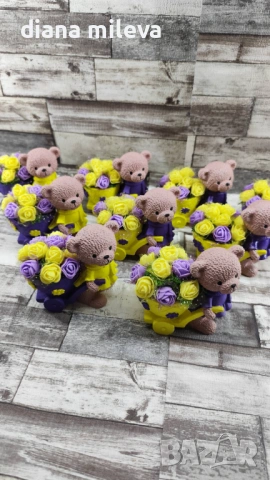 Сладки малки мечета в жълто и лилаво!, снимка 10 - Декорация за дома - 53201471