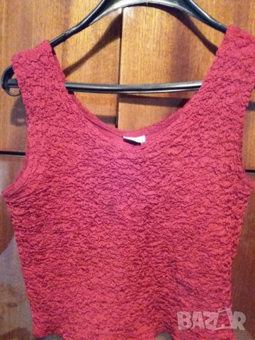 Дамски къс потник от намачкан плат, снимка 1