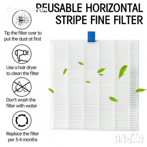 3820 Резервен хепа филтър за прахоулаввител модел 858-8, снимка 2 - Продукти за маникюр - 39725088