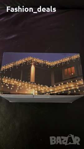 Нови 4 метра 240 LED светлини Лампички декорация украса Коледа двор, снимка 7 - Декорация за дома - 39374481