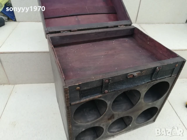 АНТИКА,КУТИЯ,САНДЪК С МЯСТО ЗА ВИНО 0206252001LCHERY, снимка 2 - Антикварни и старинни предмети - 50525206