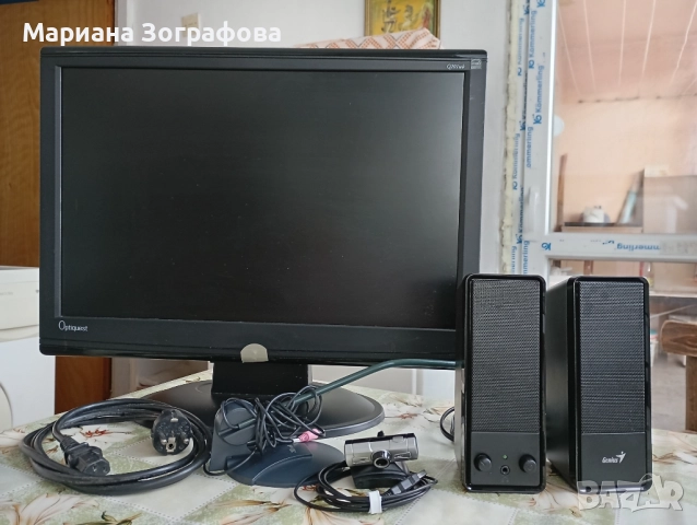 Монитор Optiquest Q201 WB-2, Работещ телевизор SAMSUNG PLANO, Клавиатури, кабели и мишки за компютър, снимка 2 - Друга електроника - 51096184