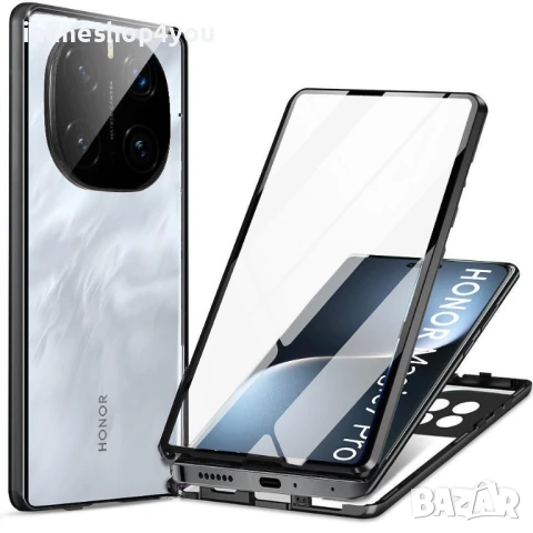 Двоен Магнитен Кейс за Honor Magic7 Pro със защита на камерите, снимка 5 - Калъфи, кейсове - 50825773