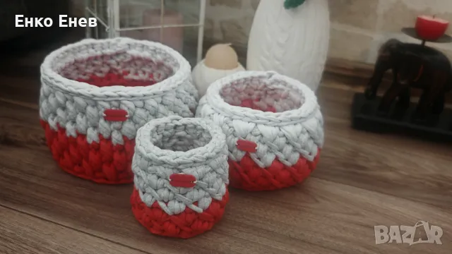 Изработка на ръчно плетени изделия, снимка 16 - Декорация за дома - 36484211