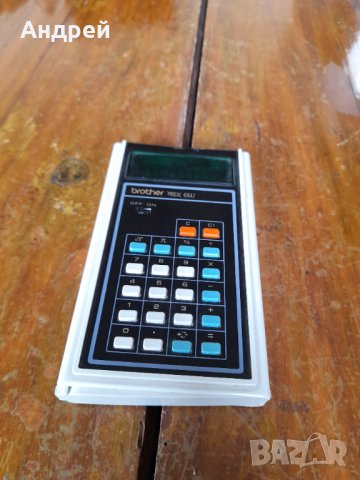 Стар калкулатор Brother, снимка 2 - Друга електроника - 40730780