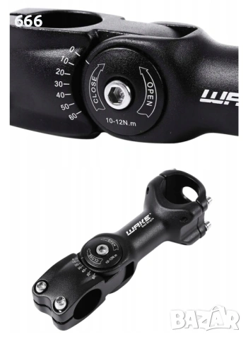 РЕГУЛИРУЕМО кормило за велосипед AHEAD 28.6/31.8mm, снимка 2 - Части за велосипеди - 53417058