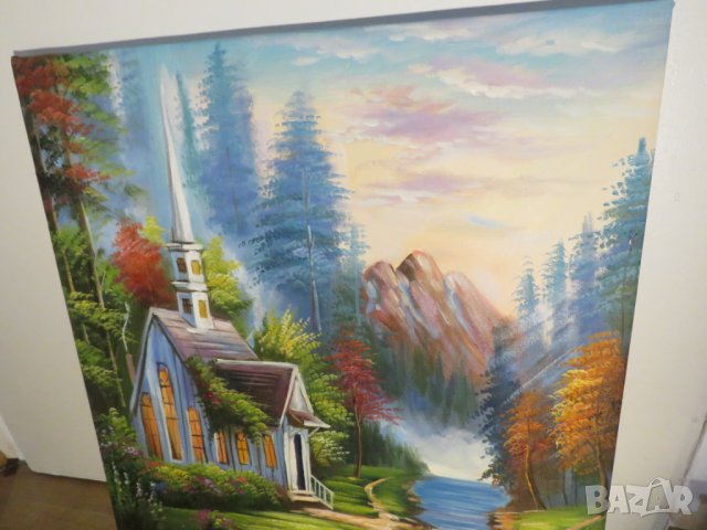 картина Къщичка в планината - успокояващата магия на зеленината и нежното румолене на ручейч, снимка 7 - Картини - 28382749