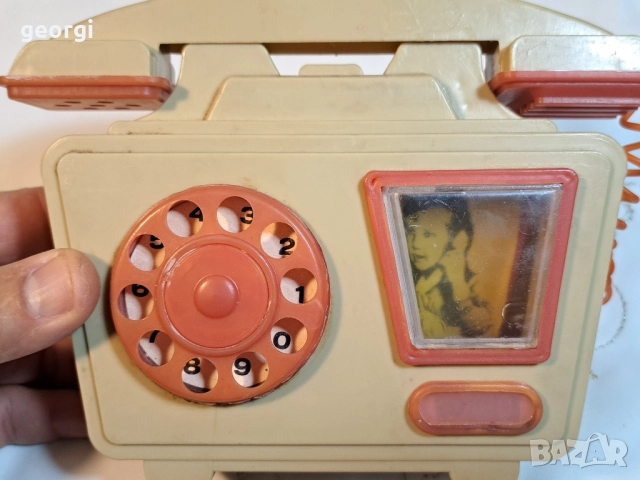 стара българска играчка телефон 27/4, снимка 2 - Колекции - 51706390