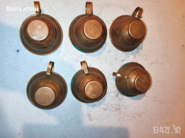 Бакърен сервиз 26, снимка 11 - Антикварни и старинни предмети - 52541384