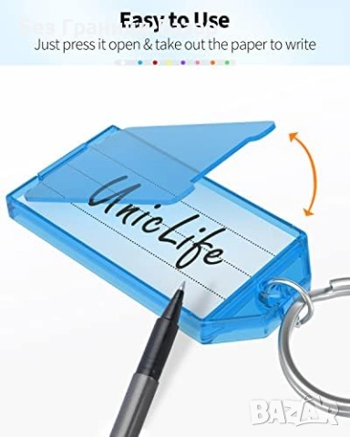 Нови ключодържатели Key Tags 20 броя Пластмасови Етикети За Ключове С Пръстен, снимка 2 - Други стоки за дома - 53281587