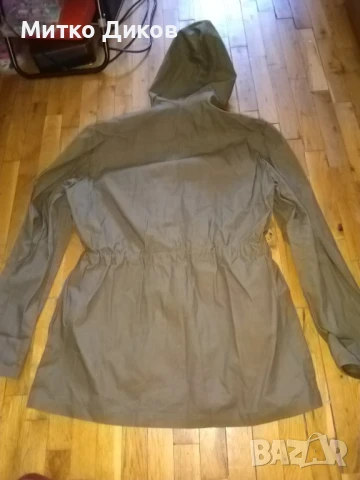 Анорак бризентов от соца Младост Годеч нов с качулка цял цип 3 джоба размер М, снимка 8 - Екипировка - 51080572