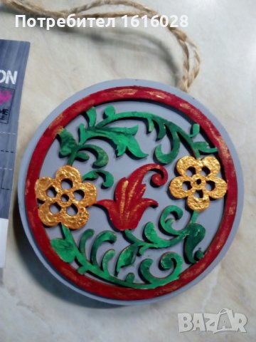 Нови дървенни Арт декорации сърца,кръгове и др