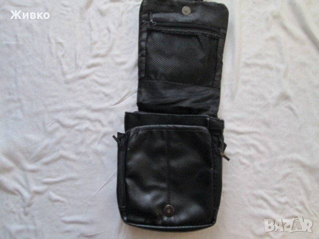 BB design черна чанта за през рамо от естествена кожа., снимка 3 - Чанти - 26230208