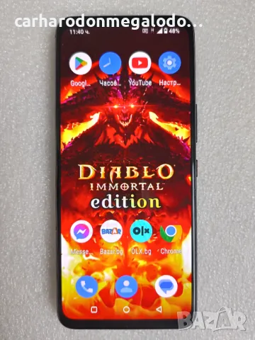 Diablo Immortal Edition 16GB, 512GB, ASUS ROG Phone 6 Перфектен Като Нов ТОП СЪСТОЯНИЕ БЕЗ ЗАБЕЛЕЖКА, снимка 1 - Asus - 47809494