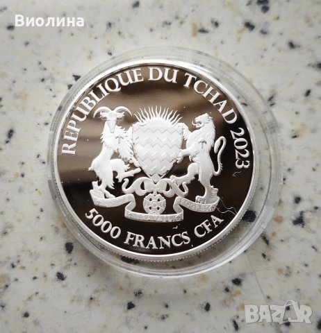 Сребро 1 oz 2023 Бик и мечка , снимка 2 - Нумизматика и бонистика - 39800811