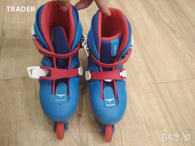Детски кънки ролери Oxello Decathlon play 3, размер от 32-34, снимка 3 - Ролери, кънки - 39846136