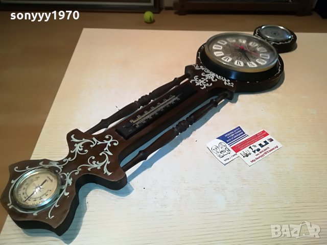 антика-84х22см-часовник с уреди от франция 2506211203, снимка 15 - Антикварни и старинни предмети - 33329392