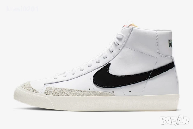 *РАЗПРОДАЖБА*Оригинални кецове на Nike Blazer M 77! Естест. к. 37.5,38,38.5,39, снимка 2 - Кецове - 51989821