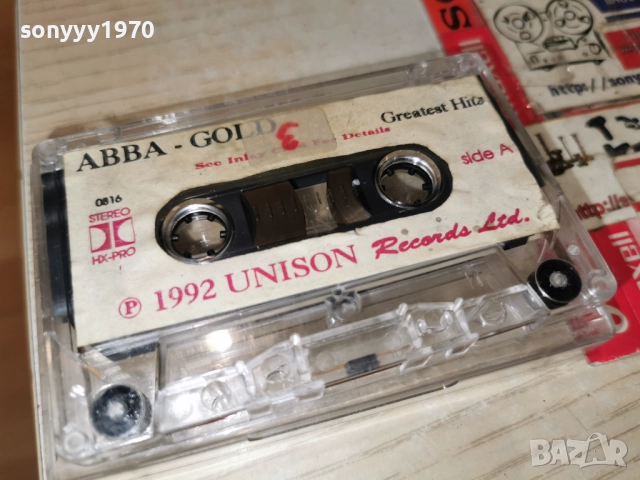 ABBA-GOLD UNISON TAPE 1992 1312252311, снимка 9 - Аудио касети - 52777954
