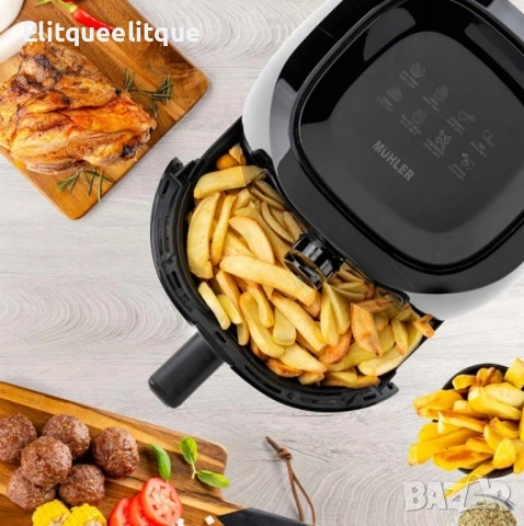 Фритюрник с горещ въздух MFX-414M, 4L, 1500W, механичен, снимка 4 - Фритюрници - 52326329