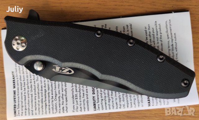 Сгъваем нож Zero Tolerance ZT0562TS Hinderer /Tiger Stripe/, снимка 11 - Ножове - 37180090