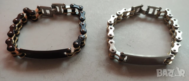 Мъжки гривни от неръждаема стомана, снимка 14 - Гривни - 50657658