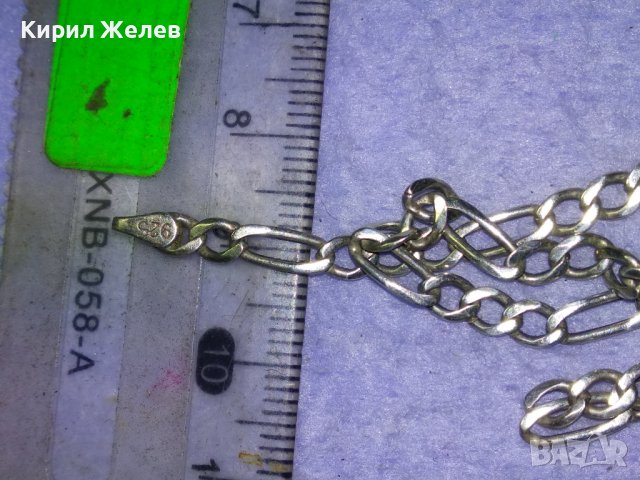 КРАСИВА МАРКОВА СРЕБЪРНА ГРИВНА СРЕБРО 925 C-Z КЛАСИЧЕСКА КАРТИЕ ПЛЕТКА 30380, снимка 8 - Гривни - 43223024