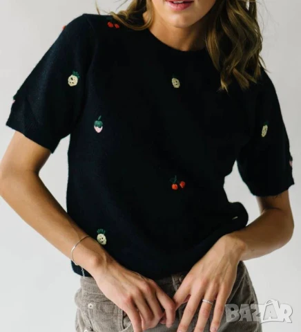 Блузки с бродерия , снимка 3 - Тениски - 50912369