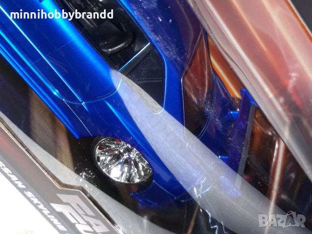 Nissan SKYLINE  GT-R BNR34 BRIAN'S  1.24  JADA FAST&FURIOUS  TOP  TOP   TOP  MODEL, снимка 7 - Колекции - 43676636