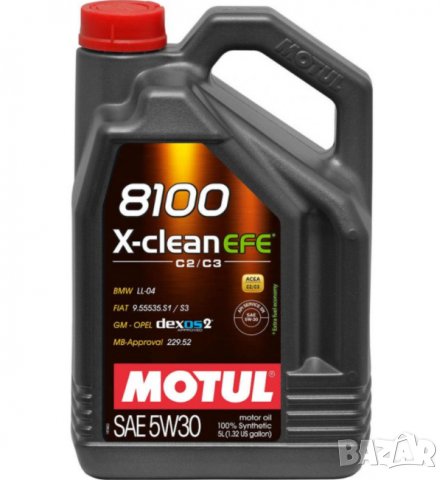 MOTUL 8100 X-CLEAN EFE 5W-30 5L, снимка 1