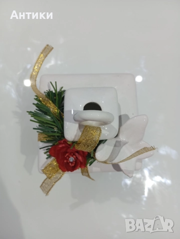 Стар порцеланов фенер свещник маркиран , снимка 14 - Други - 52554007