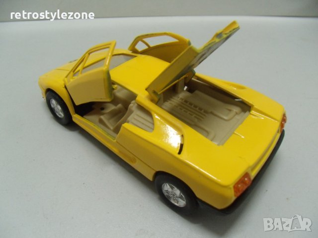 № 7310 стар макет автомобил Lamborghini Diablo - Mini Flitzer - WELLY  - размер 11 / 5 / 3,5 см  , снимка 6 - Други ценни предмети - 43467883