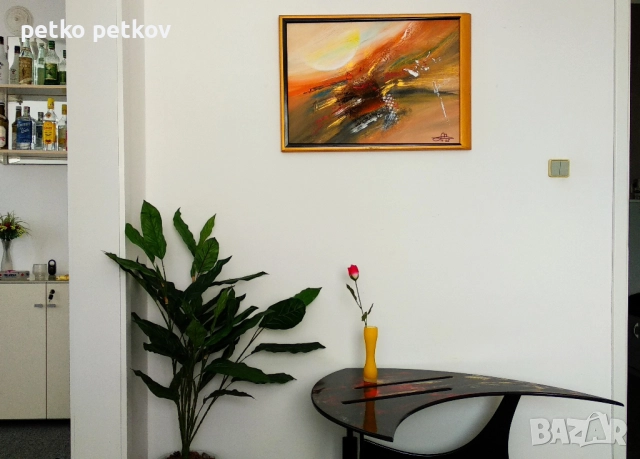 Абстрактна картина Siri, снимка 2 - Картини - 52062957