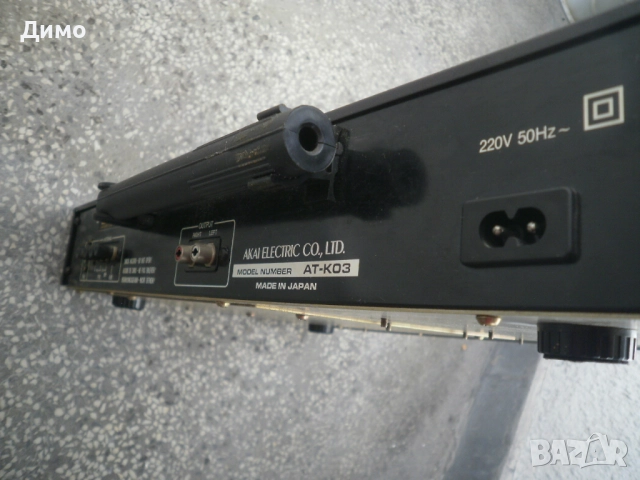 тунер Akai AT-K03- перфектен, снимка 2 - Ресийвъри, усилватели, смесителни пултове - 52957144