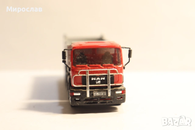 HERPA H0 1/87 MAN ГОНДОЛА САМОСВАЛ КАМИОН МОДЕЛ, снимка 4 - Колекции - 53154720