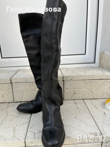 Чизми от естествена кожа, снимка 5 - Дамски ботуши - 42992276